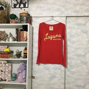 Hollister Laguna Long Sleeve Scoop Neck